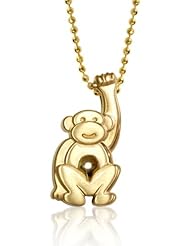 Alex Woo "Little Signs Animals" Monkey Pendant Necklace