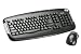 PIXXO 2.4GHz RF Wireless Ergonomic Keyboard and Laser Mouse Combo, Black _Retail