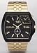Diesel #DZ1408 Men's Gold Tone Black Dial Dual Time Zone Watch