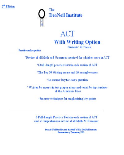 Act With Writing Option: Standard Test