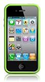 Apple iPhone 4 Bumper - Case for smartphone - plastic, rubber - green - Apple iPhone 4