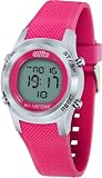 Ladies Hot Pink Digital Rubber Sport Stop Watch by Ollie Cso-a0569-D