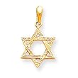 14K Star of David Pendant