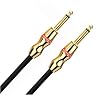 Monster Rock Instrument Cable 12 ft. - straight 14 plugs M ROCK-12
