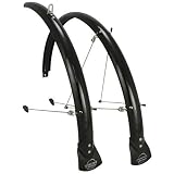 Planet Bike Black Hybrid/Touring Hardcore Fenders (45 mm Wide)