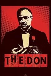THE Godfather Poster DON Corleone Marlon Brando Movie Poster 24x36
