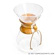 Chemex Classic Series Eight Cup Glass Coffeemaker - 8 Cup Coffee Maker