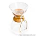 Chemex Classic Series Eight Cup Glass Coffeemaker - 8 Cup Coffee Maker