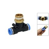 Buy Amico 10 x 16.5mm Tee One Touch Push In Pneumatic Fittings by uxcell