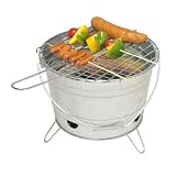 Gauchos BBQ Grilleimer Rundgrill Picknickgrill Stahl Grillrost Ø27cm Grillhöhe 23cm TÜV