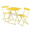 3–pc. Metal Bistro Set – Yellow