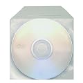 Single CD/DVD Clear Plastic Sleeves 100Pck