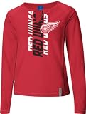 Detroit Red Wings -Red- Junior's Astronomy Split Neck Top