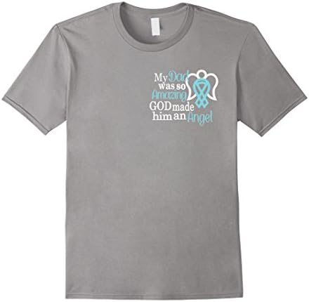 Men's Proud Daughter of a Dad with Wings Tshirt 2XL Slate