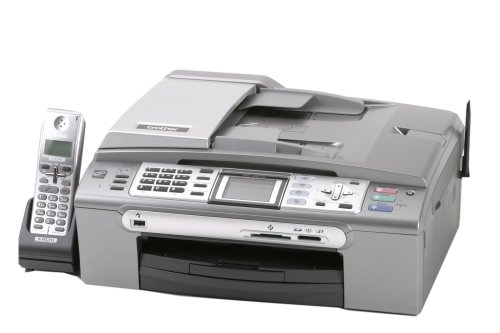 Brother MFC-845cw Color Photo Inkjet Flatbed All-in-One with 5.8GHz Cordless Handset