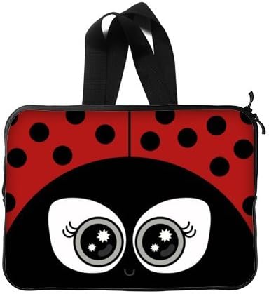 Funny Laptop Bag - 13 13.3 Inch Ladybug Notebook /MacBook Pro/MacBook Air Handle Laptop Sleeve Bag Cover