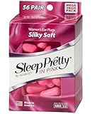 HEAROS Sleep Pretty in Pink Women's Ear Plugs, 56 Pair
