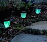 GS34-G 180 DEG DECORATIVE TULIP SOLAR ACCENT LIGHT(GREEN)