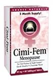 Source Naturals - Cimi-Fem Menopause, 40 mg, 60 sublingual tablets