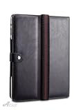 Acase Pure Genuine Hand Made Leather Case Folio (Award Winner Halo) for Apple Ipad Tablet/wifi 3G Model 16gb, 32gb, 64gb (Black)