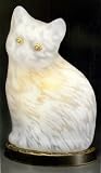 Andrea By Sadek Solid Brass Cat Lamp