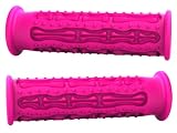 Hot Pink Moto Grip Brand Skeleton Fingerz Grips Fit Razor Scooter
