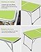 World Pride Portable Folding Notebook Computer PC Laptop Table Bed Tray Book Stand Ourdoor Picnic Table (Green)
