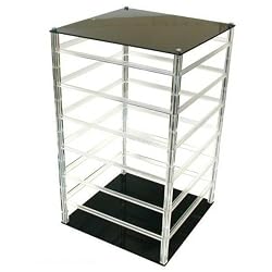 Rotating Revolving Earrings Countertop Display Holds 96 2" Cards