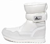 Snowjoggers Womens Sporty Patent White Patent D802211 4 UK