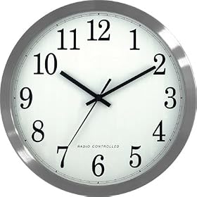 12'' Metal Lacrosse Technology Atomic Wall Clock
