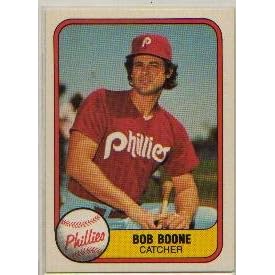 1981 Fleer #4 Bob Boone by 