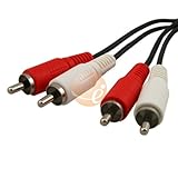 25 ft / 25 feet Premium 2 RCA Stereo Audio Cable (M/M) supports Sony PS3