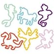 Silly Bandz Shaped Rubber Bands 24 Pack Fantasy Shapes