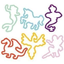 Silly Bandz Shaped Rubber Bands 24 Pack Fantasy Shapes
