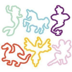 41w4umcZcNL Silly Bandz Shaped Rubber Bands 24 Pack Fantasy Shapes