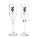 Jean M. Masquerade Toast Flutes