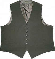 Black Stretch Dress Vest #2023