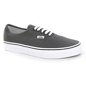 VANS AUTHENTIC PEWTER BLACK MEN'S SHOES (10.5)