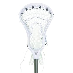 Brine Lacrosse Cyber Pro Strung Lacrosse Head (White)