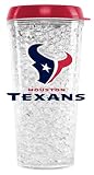 Houston Texans Crystal Freezer Travel Tumbler