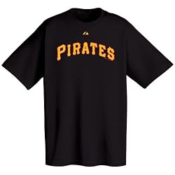 Pittsburgh Pirates Official Wordmark Short Sleeve T-Shirt