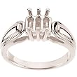 14K White Gold Mother's Ring - 3 Gemstone -- YOU CHOOSE THE COLORS!