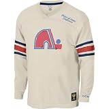 Quebec Nordiques -Putty- Vintage Logo Long Sleeve Jersey at CCM