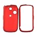 Red Rubber Feel Snap-On Cover Hard Case Cell Phone Protector for Huawei U7519 / T-Mobile TAP