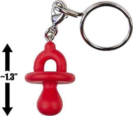 The Simpson Maggie's Pacifier: ~1.3" Woo Hoo! 25th Anniversary x Kidrobot Micro Charm Keychain Series