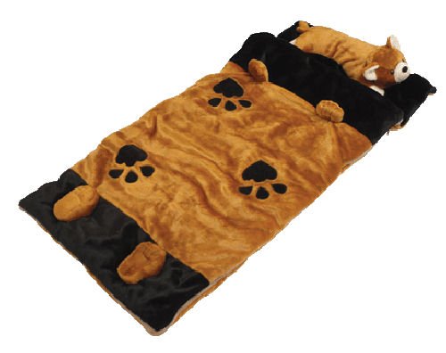 Plush Brown Bear Little Kids Slumber Bag