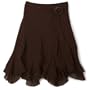 Amy Byer Girls 7-16 Novelty Soft Skirt With Side Belt,Brown,Medium