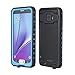 vcloo Galaxy Note 5 Waterproof Case, Stand Function Galaxy Note 5 Waterproof Case, Dust Proof, Snow Proof, Shock Proof Case, Heavy Duty Protective Carrying Cover Case for Galaxy Note 5 (Blue)