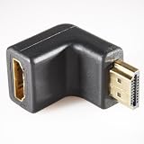 Mediabridge - Right Angle ( 90 Degree Vertical to Horizontal ) HDMI Female to HDMI Male Adapter
