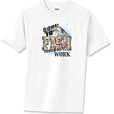 Born To Fish-Forced To Work - Fishing, Boating and Surfing Premium T-Shirt